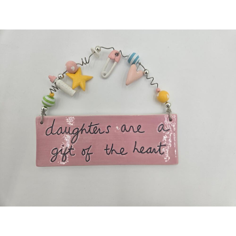 Department 56 Sandra Magsamen Daughters Gift Of The Heart Plaque